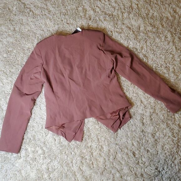 IMAN Global Chic Cascading Blazer with Gold Zipper - Picture 8 of 9